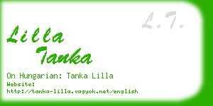 lilla tanka business card